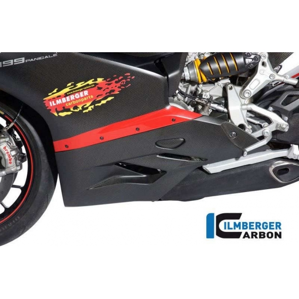 Ilmberger Carbon Ilmberger Bellypan Left Side Carbon - Ducati 899 / 1199 / 1299 Panigale | ilm_VUL_005_D1199_K | euronetbike-net