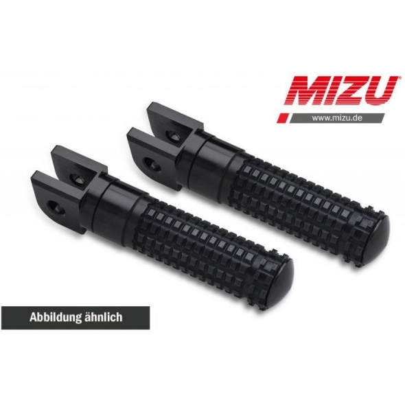 MIZU Mizu Race driver's footpeg, including ABE, Black/Black | 409SS1110002 | mizu_409SS1110002 | euronetbike-net