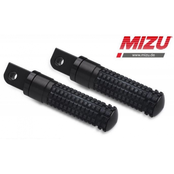 MIZU Mizu Race passenger's footpeg, including ABE, Black/Black | 409SS1120035 | mizu_409SS1120035 | euronetbike-net