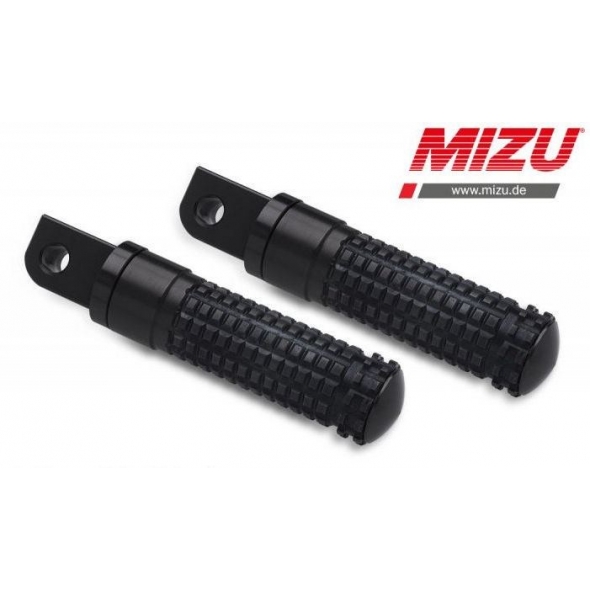 MIZU Mizu Race passenger's footpeg, including ABE, Black/Black | 409SS1120040 | mizu_409SS1120040 | euronetbike-net