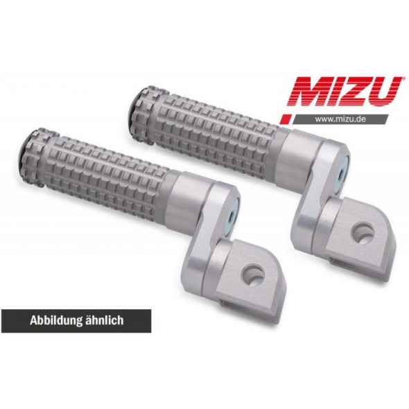 MIZU Mizu Flex Race passenger's footpeg, including ABE, Silver/Silver | 409TT2220003 | mizu_409TT2220003 | euronetbike-net