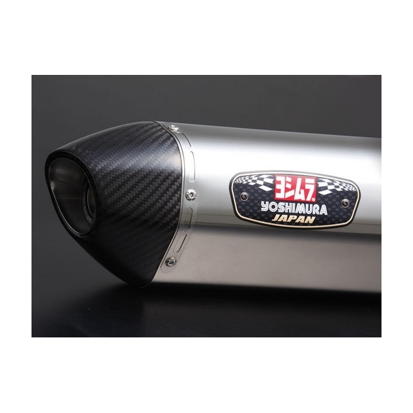 Yoshimura YOSHIMURA JMCA SLIP-ON R-77S V-STROM250 17 (SSC) - STAINLESS STEEL COVER | 110-130-5W50 | yos_110-130-5W50 | euronetbike-net