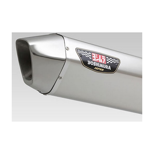 Yoshimura YOSHIMURA STREET SPORTS SLIP-ON HEPTA FORCE STAINLESS END V-STROM1000 (SSS) - STAINLESS COVER, STAINLESS END | 170-195-L05C0 | yos_170-195-L05C0 | euronetbike-net