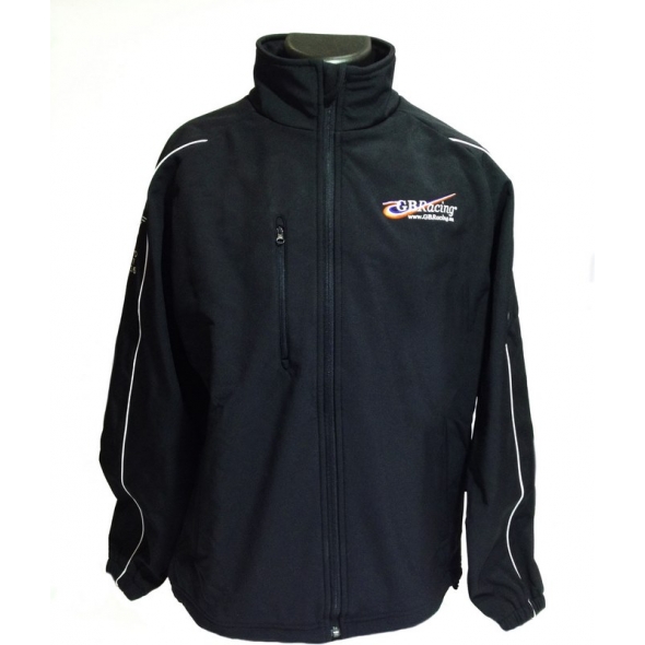 GBRacing GB Racing Merchandise Mens Black Soft Shell Jacket | GBR-SSJ | gbr_GBR-SSJ | euronetbike-net