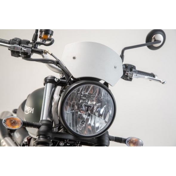 SW-Motech SW-Motech Windscreen. Silver. Triumph Street Scrambler 900 (16). | SCT.11.884.10001/S | sw_SCT_11_884_10001S | euronetbike-net