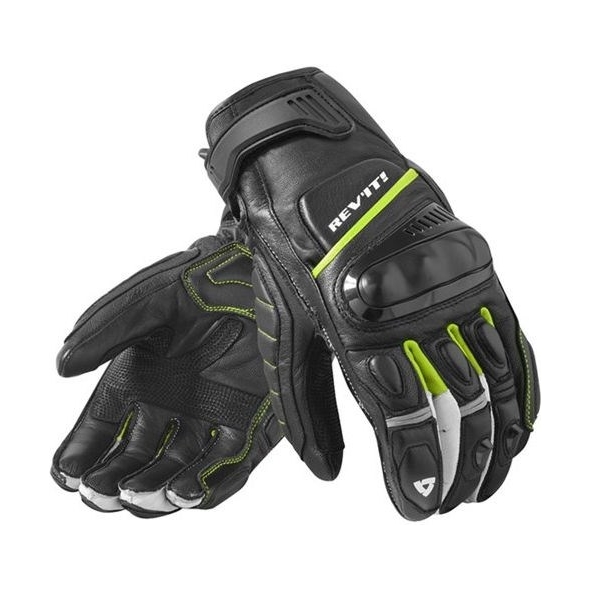 Rev'It! Wear Rev'it Gloves Chicane, Black-Neon Yellow | FGS129-1450 | rev_FGS129-1450 | euronetbike-net