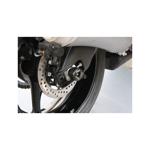 GSG Crash-pads Axle-Crashpads for Suzuki GSX-R 1000 09- Rear wheel fixation on hollow-axle-bolts | gsg_31-45-382 | euronetbike-net