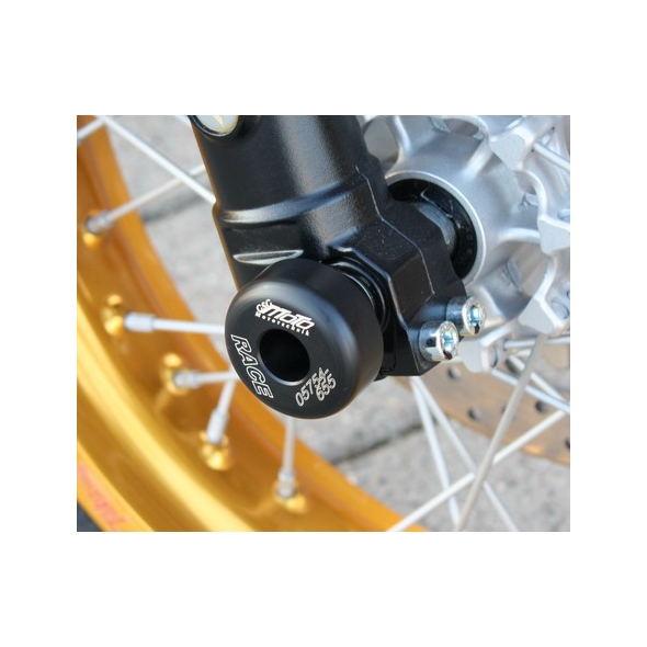 GSG Crash-pads Axle-Crashpads for Yamaha XT660X Front wheel fixation on hollow-axle-bolts | gsg_38-38-275 | euronetbike-net