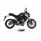 Mivv silencers Mivv Mk3 Black Stainless Steel Exhaust | H.076.SM3B | mivv_H076SM3B | euronetbike-net