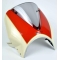 Pyramid Plastics parts Pyramid Fly Screen | New England White & Intense Orange | Triumph Bonneville T100 2016> | 26002E | pyr_26002E | euronetbike-net