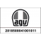 AGV AGV CHEEK PADS K1 S/K1 BLACK Size : XXL | 2018500041001011 | agv_2018500041-001_XXL | euronetbike-net