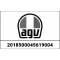 AGV AGV CHEEK PADS K6 S/K6 BLACK/GREY Size : XS | 2018500045619004 | agv_2018500045-619_XS | euronetbike-net