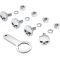 Harley-Davidson Harley-Davidson Skull License Plate Mounting Hardware, Chrome | 94546-05 | hd_94546-05 | euronetbike-net