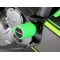 Powerbronze parts Powerbronze Badged Crash Post Set, GREEN for KAWASAKI ,ZX6-R, 19 | 513-K143-011 | pb_513-K143-011 | euronetbike-net