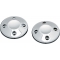 KURYAKYN KURYAKYN END CAPS PLAIN FOR ISO GRIPS CHROME | 6243 | kur_6243 | euronetbike-net