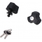 SW-Motech SW Motech Anti-theft protection for EVO carrier. QUICK-LOCK function. 2 matching locks, 2 keys. | QLS.00.046.10101/B | sw_QLS_00_046_10101B | euronetbike-net