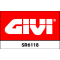 GIVI Parts GIVI Topcase carrier for monokey or monolock case for Kymco CV3 550 (22-23) | SR6118 | givi_SR6118 | euronetbike-net