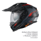 Nexx helmets NEXX Adventure Helmet X.WED3 KEYO GREY.RED MT, Size: XXS | 01XE323417897 | nexx_01XE323417897-3XL | euronetbike-net