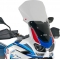 GIVI Parts Givi Windscreen for Honda CRF1100L Africa Twin Adventure Sport, color clear, dim. HxW 58x41,5 cm, 5 cm higher than oe, fits oe headlight fairing | D1178ST | givi_D1178ST | euronetbike-net