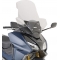 GIVI Parts Givi Windscreen D1186ST for Honda Forza 750, color Clear, dim. HxW 62x64 cm, 9,5 cm higher than oe, fits oe headlight fairing | D1186ST | givi_D1186ST | euronetbike-net