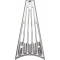 Arlen Ness ARLEN NESS FRAME GRILL DEEP CUT CHROME | 03-654 | aness_03-654 | euronetbike-net