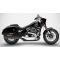 Zard exhaust Zard Stainless Slip-On 2>1 With Alu End-Cap Racing Black | ZHD037S10SAR-B | zar_ZHD037S10SAR-B | euronetbike-net