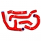 SAMCO SPORT Samco Sport Silicone Radiator Coolant Hose Kit Red, Aprilia RS 250 1994 > 2004 5 Piece Y Piece Race Design | APR-4-RD | samco_APR-4-RD | euronetbike-net
