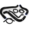 SAMCO SPORT Samco Sport Honda CBR 1100 XX Blackbird SC35 (Carburettor Model) 1996 - 1998 7 Piece Samco Sport Silicone Radiator Coolant Hose Kit | HON-100-BK | samco_HON-100-BK | euronetbike-net