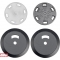 GIVI Parts GIVI Visor Cover Left And Right In Black Matt | Z2486N900R | givi_Z2486N900R | euronetbike-net