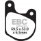 EBC brakes EBC-Brakes British Made KevlarÂ® Organic FA Series Brake Pads to fit Front Left | ebc_FA071 | euronetbike-net