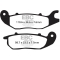 EBC brakes EBC-Brakes British Made KevlarÂ® Organic FA Series Brake Pads to fit Front Right | ebc_FA375 | euronetbike-net