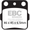 EBC brakes EBC-Brakes R Series Heavy Duty Sintered Brake Pads to fit Rear Right | ebc_FA084-3R | euronetbike-net