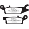 EBC brakes EBC-Brakes R Series Heavy Duty Sintered Brake Pads to fit Front Left | ebc_FA443R | euronetbike-net