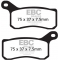 EBC brakes EBC-Brakes R Series Heavy Duty Sintered Brake Pads to fit Front Left | ebc_FA462R | euronetbike-net