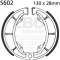 EBC brakes EBC-Brakes Plain Motorcycle Replacement Brake Shoes to fit Rear Left | ebc_S602 | euronetbike-net