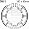 EBC brakes EBC-Brakes Plain Motorcycle Replacement Brake Shoes to fit Rear Left | ebc_S626 | euronetbike-net