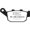 EBC brakes EBC-Brakes SFAHH Sintered Scooter Series Pads to fit Rear Left | ebc_SFA140HH | euronetbike-net