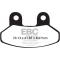 EBC brakes EBC-Brakes SFA Series Scooter Organic Pads to fit Front Left | ebc_SFA306 | euronetbike-net