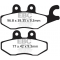 EBC brakes EBC-Brakes SFAHH Sintered Scooter Series Pads to fit Rear Left | ebc_SFA418HH | euronetbike-net