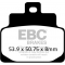 EBC brakes EBC-Brakes SFAHH Sintered Scooter Series Pads to fit Front Left | ebc_SFA301HH | euronetbike-net