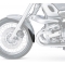 Pyramid Plastics parts Pyramid Plastics BMW R1200 C Extenda Fenda Matte Black 1997>2005 | 05410 | pyr_05410 | euronetbike-net