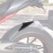 Pyramid Plastics parts Pyramid Plastics Hugger Extension Matte Black Triumph Speed Triple 1050 2011> | 076816 | pyr_076816 | euronetbike-net