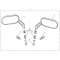 Triumph OEM Parts Triumph Mirror Oval RH Assy | T9630363 | tri_T9630363 | euronetbike-net