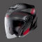 Nolan Nolan Jet Helmet N40.5 Pivot N-com Red Flat Black, XXS | N450005260259 | nol_N450005260259 | euronetbike-net