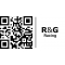 R&G Racing R&G Racing Rear Footrest Blanking Plate, Black | BLP0009BK | rg_BLP0009BK | euronetbike-net