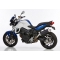 Hurric mufflers HURRIC Rac 1 slip on exhaust (2-1) ,black | 63501201 | hur_63501201 | euronetbike-net