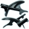 Pyramid Plastics parts Pyramid Plastics Honda XL 1000 V Varadero Hugger Gloss Black 1999>2013 | 071240B | pyr_071240B | euronetbike-net