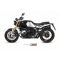 Mivv silencers Mivv SPORT X-cone SLIP-ON Muffler BLACK PAINTED STAINLESS STEEL for BMW R NINE T 2014 ECE approved (Euro3/Euro4) | B.024.LP1 | mivv_B024LP1 | euronetbike-net