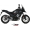 Mivv silencers Mivv SPORT OVAL SLIP-ON Muffler CARBON WITH CARBON CAP for HONDA CB 500 X 2017 ECE approved (Euro4) | H.067.L3C | mivv_H067L3C | euronetbike-net