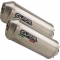 GPR Exhaust GPR Original For Cagiva V-Raptor 2000/02 Pair Homologated Slip-On Exhaust Satinox | CA.13.SAT | gpr_CA-13-SAT | euronetbike-net